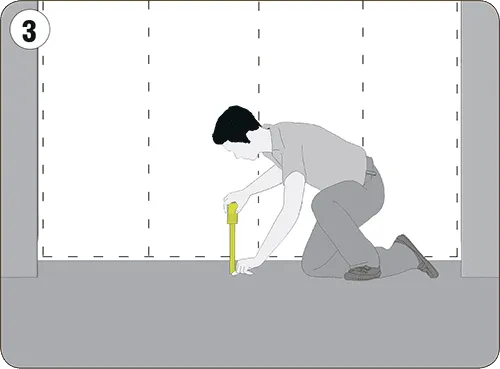 Укажите  желаемый  размер  просвета  (h)  и  запишите  его  значение.  Рекомендуемый  минимальный  раз­ мер — 100 мм.